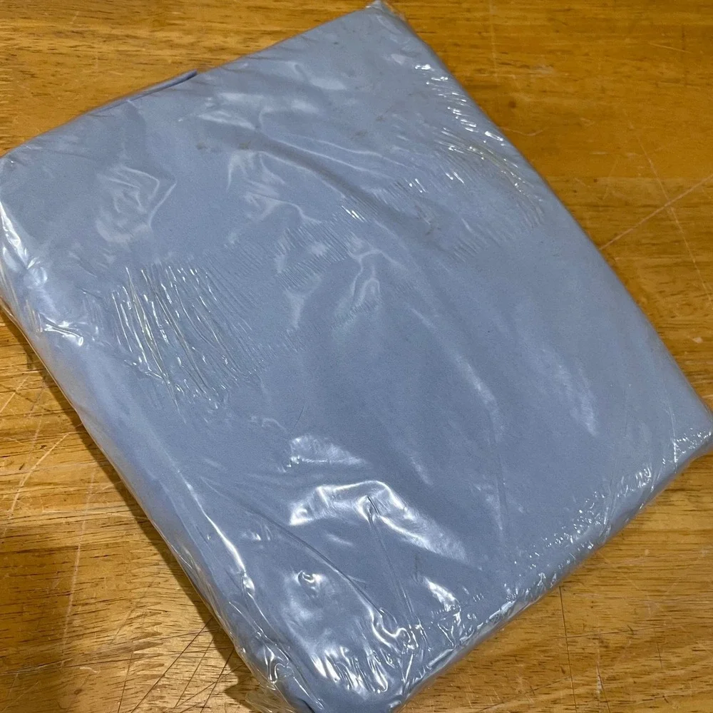 Ralph Lauren Twin Extra Deep Fitted Sheet Horizon Blue 100% Cotton Vtg‎ 1SBL527